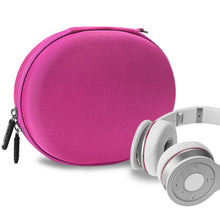 画像をギャラリービューアに読み込む, Geekria ケース NOVA ヘッドホンケース 互換性 ハードケース 旅行用 ハードシェルケース ビーツバイドクタードレ Beats Studio Pro, Studio3.0, Studio2.0 Wireless, Solo 4, Solo 3, Solo 2, Solo Pro, Solo HD, Solo, Executive, Diamond Tears, DNA に対応 収納ポーチ付き (ホットピンク)