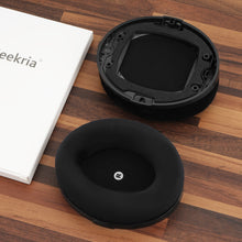 画像をギャラリービューアに読み込む, Geekria イヤーパッド Comfort 互換性 パッド HyperX Cloud Orbit S ヘッドホンに対応 パッド イヤー / イヤーカップ ベロア (黒)