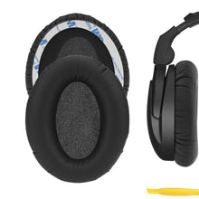 画像をギャラリービューアに読み込む, Geekria イヤーパッド QuickFit 互換性 パッド ゼンハイザー Sennheiser HD 300 PRO, HMD 300 PRO ヘッドホンに対応 パッド イヤー / イヤーカップ (プロテインレザー/黒)