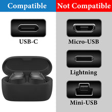 画像をギャラリービューアに読み込む, Geekria 充電ケーブル 互換性 Type-C 充電コード USB-C to USB-C ジャブラ Jabra Elite 10 Gen 2, Elite 10, Elite 85t, Elite 8 Active に対応 (黒/30cm 2パック)