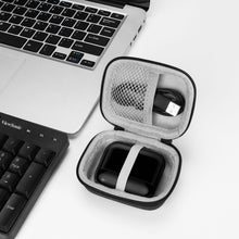 画像をギャラリービューアに読み込む, Geekria シールド イヤフォン ケースジェイブイシー JVC HA-A10T、JVC New Marshmallow、JVC トゥルー ワイヤレス イヤフォンと互換性あり、カラビナ クリップ付き交換用ハードシェル トラベル キャリング バッグ (グレー)