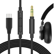画像をギャラリービューアに読み込む, Geekria ケーブル USB-C Digital to Audio 互換性 オーディオコード B&O HX, Portal, H9 3rd Gen, H9i, H8i, H2, H4, H6, H7, H8, H9, H9 3rd Generation, Philips Fidelio L3, A4216, H6506 ヘッドホンケーブル、Type-C に適合する インラインマイクと音量コントロール 1.7m