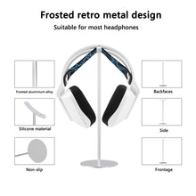 画像をギャラリービューアに読み込む, Geekria ヘッドホンスタンド アルミニウム合金 オーバーイヤー ヘッドホン、ゲームヘッドセット用の ホルダー, デスクディスプレイハンガー 頑丈なヘビーベース ーBose QC35II, NC700, Sony WH-1000XM4, WH-1000XM3, ATH -M50Xヘッドセット用と互換性 (Silver)