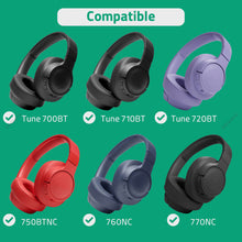 画像をギャラリービューアに読み込む, Geekria イヤーパッド Sport 互換性 パッド ジェイビーエル JBL Tune 700BT/750BTNC/710BT/720BT/760NC/770NC Wireless ヘッドホンに対応 パッド イヤー / イヤーカップ冷却ジェル (黒)