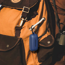 画像をギャラリービューアに読み込む, Geekria シリコンカバー 互換性 カバーソニー Sony WF-C510 対応 True Wireless Earbuds 充電ケースカバー 外装カバーキーホルダーフック付き、充電ポートアクセス可能(青)