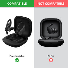 画像をギャラリービューアに読み込む, Geekria PC カバー 互換性 カバー ビーツバイドクタードレ Beats Powerbeats Pro 対応 True Wireless Earbuds 充電ケース充電ケースカバー 外装カバー キーホルダーフック付き、充電ポートアクセス可能 (Marble Black)