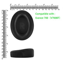 画像をギャラリービューアに読み込む, Geekria イヤーパッド Elite 互換性 パッド ジェイビーエル JBL Everest 700, V700BT ヘッドホンに対応 イヤパッド/イヤークッション/イヤーカップ ( シープスキン / ブラック)