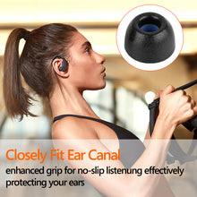 画像をギャラリービューアに読み込む, Geekria 3ペア スタンダード イヤーピース 記憶フォム 低反発 交換用 高遮音 脱落防止 ( S/M/L サイズ / 短い )