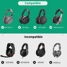 画像をギャラリービューアに読み込む, Geekria PRO 頑丈なヘッドフォンケース ゼンハイザー Sennheiser PXC 550-II、MOMENTUM 3、HD 450BT、HD 400S ケース対応 ハードシェル 耐久性のある多層保護トラベルキャリーバッグ (ブラック)