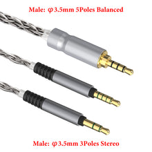 画像をギャラリービューアに読み込む, Geekria Apollo 銀メッキ銅アップグレードオーディオケーブル、VZR Model One オーディオファンゲーミングヘッドセット対応、3.5mm (1/8'') からデュアル 3.5mm 交換用ヘッドフォンコード (4.9 フィート / 1.5 m)