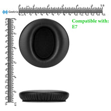 画像をギャラリービューアに読み込む, Geekria イヤーパッド QuickFit 互換性 パッド COWIN E7 ヘッドホンに対応 パッド イヤー / イヤーカップ プロテインレザー ( ブラック)