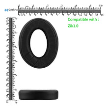 画像をギャラリービューアに読み込む, Geekria イヤーパッド QuickFit 互換性 パッド パロット Parrot Zik, ZIk 1.0 Wireless ヘッドホンに対応 パッド イヤー / イヤーカップ (プロテインレザー / ブラック)