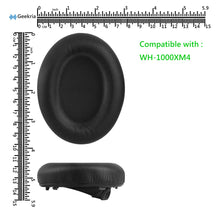 画像をギャラリービューアに読み込む, Geekria イヤーパッド QuickFit 互換性 パッド ソニー Sony WH-1000XM4 ヘッドホンに対応 パッド イヤー / イヤーカップ (プロテインレザー / ブラック)