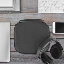 画像をギャラリービューアに読み込む, Geekria Shield ケース 交換用 ゼンハイザー Sennheiser HD660s 2, HD 598, HD 595, HD 558, HD 555, HD 518ヘッドホンに対応 交換 保護 用の ハードケース ハードシェルトラベルキャリングバッグ アクセサリー用のスペースがあり(暗灰色)
