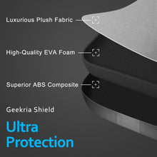 画像をギャラリービューアに読み込む, Geekria ケース PRO ヘッドホンケース 互換性 ハードケース 旅行用 ハードシェルケース マスターアンドダイナミック Master & Dynamic MW75, MW65, MW60, MW50+, MH40, MH30 に対応 収納ポーチ付き (黒い)