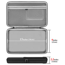 画像をギャラリービューアに読み込む, Geekriaキーボードキャリングケース、ハードシェルトラベルキャリングキーボードケース、ロジクール Logicool Wave Keys K820コンボ/Wave Keysワイヤレスエルゴノミックキーボードと互換性があります(ダークグレー)