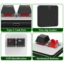 画像をギャラリービューアに読み込む, Geekria ミーティング ミュート コントローラー (RGB バックライト) macOS Microsoft Team アプリと互換性あり、マイク オーディオのミュート/ミュート解除、ビデオの停止/開始、オンライン教室、会議用のキーボード ボタン (白)