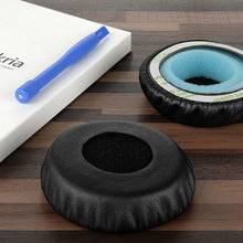 画像をギャラリービューアに読み込む, Geekria イヤーパッド QuickFit 互換性 パッド ソニー SONY MDR-XB400 ヘッドホンに対応 パッド イヤー / イヤーカップ (プロテインレザー / ブラック)