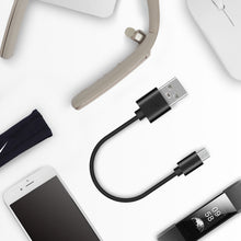 画像をギャラリービューアに読み込む, Geekria 充電ケーブル 互換性 USB 充電コード USB to Micro-USB ジャブラ Jabra Sport Pulse, Elite 65e, Halo Fusion, HALO SMART に対応 (Black/1ft)