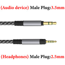 画像をギャラリービューアに読み込む, Geekria ケーブル ナイロン編組 互換性 オーディオコードゼンハイザー Sennheiser HD620S, HD599SE, HD599, HD598, HD598SE, HD560S, HD598SR, HD400Pro, HD579, HD569, HD550, HD505 ヘッドホンケーブル、2.5mm に適合する 3.0m