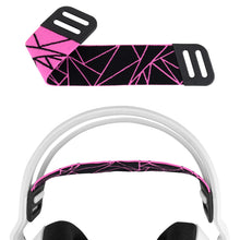 画像をギャラリービューアに読み込む, Geekria ヘッドバンド 互換性 ヘッドホンヘッドバンド メッシュ生地 パッド ロジクール Logitech G733, G335, G535 対応 交換用 (ブラック / 赤)