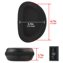 画像をギャラリービューアに読み込む, Geekria ケース Sheild ヘッドホンケース 互換性 ハードケース 旅行用 ハードシェルケース ロジクール Logitech H600, H800, H900, Zone Wireless, Zone Wireless Plus に対応 収納ポーチ付き (ブラック)