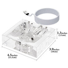 画像をギャラリービューアに読み込む, Geekria ヘッドホン 充電スタンド AirPods Max (USB-C)に対応 アクリル充電ドック 充電ベース スリープ省電力モード付き (クリア)