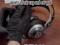 ギャラリービューアGeekria イヤーパッド Comfort 互換性 パッド アーカーゲー K142HD, K141MKII, K121S, K121ヘッドホンに対応 パッド イヤー / イヤーカップ ( ベロア / ブラック )に読み込んでビデオを見る