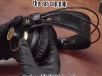 ギャラリービューアGeekria イヤーパッド QuickFit 互換性 パッド アーカーゲー AKG K240, K240S, K240 Studio, K240 MKII, K241, K270, K271, K271S, K272, K52, K72, K92, M220, K242, K340, K550, K551, K553S ヘッドホンに対応 イヤパッド/イヤークッション/イヤーカップ ( プロテインレザー / ブラック )に読み込んでビデオを見る