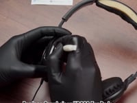 ギャラリービューアGeekria イヤーパッド QuickFit 互換性 パッド ゼンハイザー Sennheiser HD228, HD238, HD218, HD219, HD229, HD239, HD220 ヘッドホンに対応 パッド イヤー / イヤーカッププロテインレザー (ブラック)に読み込んでビデオを見る