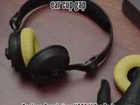 ギャラリービューアGeekria イヤーパッド QuickFit 互換性 パッド ゼンハイザー Sennheiser HD25, HD25-II, HD25SP, HD25SP-II, Limited 75th Anniversary Edition ヘッドホンに対応 パッド イヤー / イヤーカップ (レザーレット / イエロー)に読み込んでビデオを見る