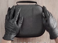 ギャラリービューアGeekria UltraShell ケース 交換用 Sennheiser, AKG, FOCAL, Beyerdynamic, Behringerヘッドホンに対応 交換 保護 用の ハードケース ハードシェルトラベルキャリングバッグ アクセサリー用のスペースがあり(グレー)に読み込んでビデオを見る