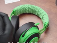 ギャラリービューアGeekria イヤーパッド QuickFit 互換性 パッド レイザー Razer Kraken Pro V2, Kraken 7.1 V2, Stormtrooper / Pewdiepie Edition ヘッドホンに対応 パッド イヤー / イヤーカップ ( プロテインレザー / グレー )に読み込んでビデオを見る
