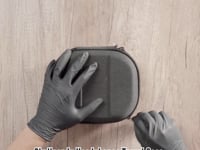 ギャラリービューアGeekria ケース 互換性 Shield ヘッドホンケース ハードケース 旅行用 ハードシェルケース スカルキャンディ Skullcandy Hesh 3, Hesh Evo, Crusher ANC, Evo, Crusher に対応 収納ポーチ付属 (ダークグレー)に読み込んでビデオを見る