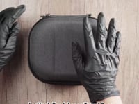 ギャラリービューアGeekria ケースShieldヘッドホンケース 互換性 ハードケース 旅行用 ハードシェルケース ロジクール Logicool H820e, H650e, H600, H570e, H530USB, H151, H390USB, H370 に対応 収納ポーチ付き (Black)に読み込んでビデオを見る