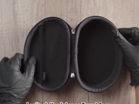 ギャラリービューアGeekria ケース Sheild ヘッドホンケース 互換性 ハードケース 旅行用 ハードシェルケース ロジクール Logitech H600, H800, H900, Zone Wireless, Zone Wireless Plus に対応 収納ポーチ付き (ブラック)に読み込んでビデオを見る