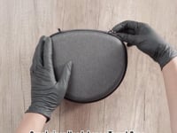ギャラリービューアGeekria ケース Sheild ヘッドホンケース 互換性 ハードケース 旅行用 ハードシェルケース ゼンハイザー Sennheiser HD 350BT, MOMENTUM 3 Wireless, MOMENTUM 2, HD 4.50 に対応 収納ポーチ付き (ダークグレー)に読み込んでビデオを見る