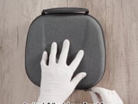 ギャラリービューアGeekria Shield ヘッドホンケース コルセア Corsair HS55、HS65、HS80、Virtuoso PRO ヘッドセット対応 交換用ハードシェル トラベルキャリーバッグ ケーブル収納付き (ダークグレー)に読み込んでビデオを見る