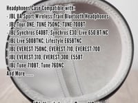 ギャラリービューアGeekria ケース Sheild ヘッドホンケース 互換性 ハードケース 旅行用 ハードシェルケース ジェイビーエル JBL TUNE 770NC, Tour ONE, Live 650 BTNC, E65BTNC, TUNE 750NC, Live 770NC, Tune 720BT, Live 500BT, TUNE 700BT, E55BT に対応 収納ポーチ付き (ダークグレー)に読み込んでビデオを見る