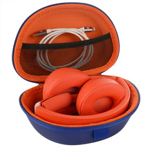 画像をギャラリービューアに読み込む, Geekria Shield ケース 互換性あ Beats SoloHD, Solo3.0, Solo2.0 ヘッドホンに対応 交換 保護 用のハードケース ハードシェルトラベルキャリングバッグ アクセサリー用のスペースがあり (ブルー)