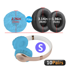 画像をギャラリービューアに読み込む, Geekria カバー 20個入(10ペア) ヘッドホンカバー 劣化防止、防塵 イヤーパッドカバー ストレッチニット 4-8CM ヘッドホン用 不織布 (小型 / ブルー)