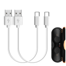 画像をギャラリービューアに読み込む, Geekria 充電ケーブル 互換性 Type-C 充電コード USB to USB-C Sony WIXB400 WISP510 WIC600N WIC310 WIC200 WI1000XM2 WFXB700 WFSP800N WFH800 WFC500 WF1000XM4 WF1000XM3 LinkBuds, WF-L900 に対応 (白い/30cm)