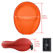 画像をギャラリービューアに読み込む, Geekria UltraShell ケース 交換用 保護 用の ハードケース ハードシェルトラベルキャリングバッグ アクセサリー用のスペースがあり (赤)