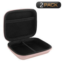 画像をギャラリービューアに読み込む, Geekria UltraShell ケース 交換用 1MORE, Anker, Edifier, Mpow, TCL ヘッドホンに対応 交換 保護 用の ハードケース ハードシェルトラベルキャリングバッグ アクセサリー用のスペースがあり (ローズゴールド)