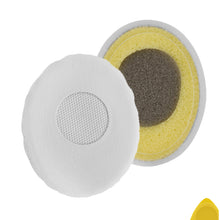 画像をギャラリービューアに読み込む, Geekria イヤーパッド QuickFit 互換性 パッド Sennheiser HD228, HD218, HD219, HD229, HD239, HD220 ヘッドホンに対応 パッド イヤー / イヤーカップ ( プロテインレザー / 白い )