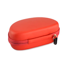 画像をギャラリービューアに読み込む, Geekria UltraShell ケース 交換用 SoloHD ヘッドホンに対応 交換 保護 用の ハードケース ハードシェルトラベルキャリングバッグ アクセサリー用のスペースがあり (赤)