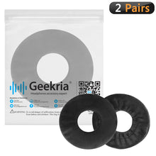 画像をギャラリービューアに読み込む, Geekria カバー 2 ペア 互換性 イヤーパッドカバー 劣化防止、防塵 ヘッドホン交換用 ストレッチニット 8-11CM ヘッドホン用 洗濯可 ( 中型 / ブラック)