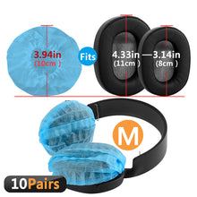 画像をギャラリービューアに読み込む, Geekria カバー 20個入(10ペア) ヘッドホンカバー 劣化防止、防塵 イヤーパッドカバー ストレッチニット 8-11cm ヘッドホン用 不織布 (中型 / ブルー)