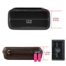 画像をギャラリービューアに読み込む, Sennheiser PX100, PX200, PX80等対応ヘッドホンケース ヘッドホンキャリングケース バッグ(ブラウン)