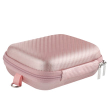 画像をギャラリービューアに読み込む, Geekria UltraShell ケース 交換用 1MORE, Anker, Edifier, Mpow, TCL ヘッドホンに対応 交換 保護 用の ハードケース ハードシェルトラベルキャリングバッグ アクセサリー用のスペースがあり (ローズゴールド)